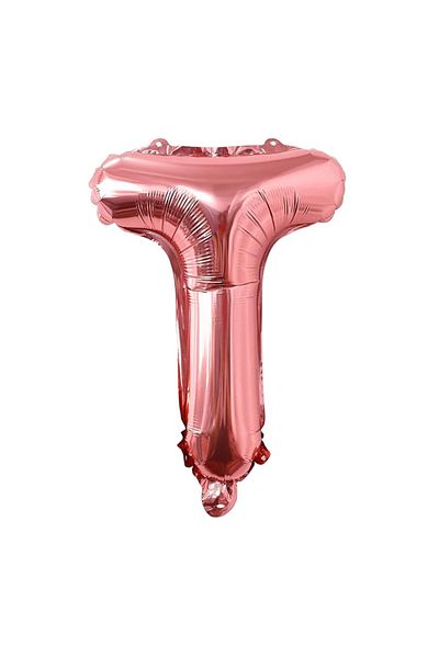 SDEPOT Balon folie metalizata SDEPOT, litera T, rose gold, 40 cm