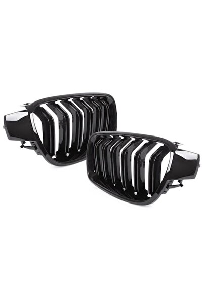 GizMondo SET Grile Nari Duble M Design Compatibile cu: BMW seria 3 F30/F31 2011-2018 Negru Lucios