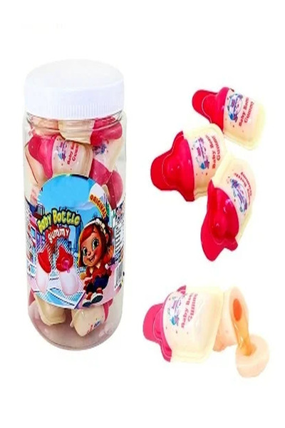 DEER حلوى كاندي سوفت للأطفال على شكل زجاجة، 30 قطعة