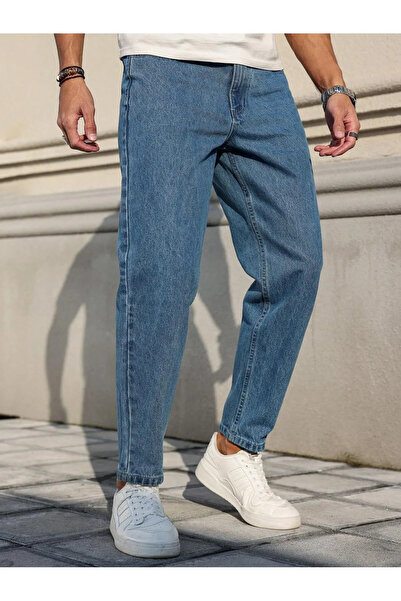 Wkm Denim Pantaloni de blugi pentru bărbați, model boyfriend