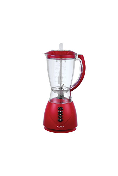 Floria Blender ZLN-3079 RED, Power 300W, capacity 1.5L, 3 speeds, Pulse funct...