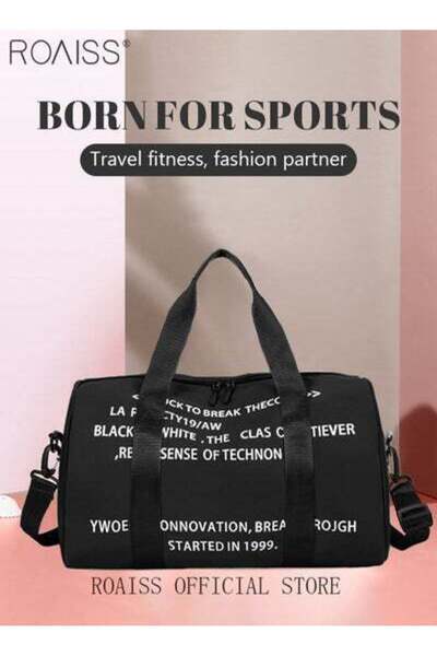 ROAISS حقيبة رياضية للجنسين، خفيفة الوزن، مقاومة للماء، متعددة الأغراض، سعة ك...