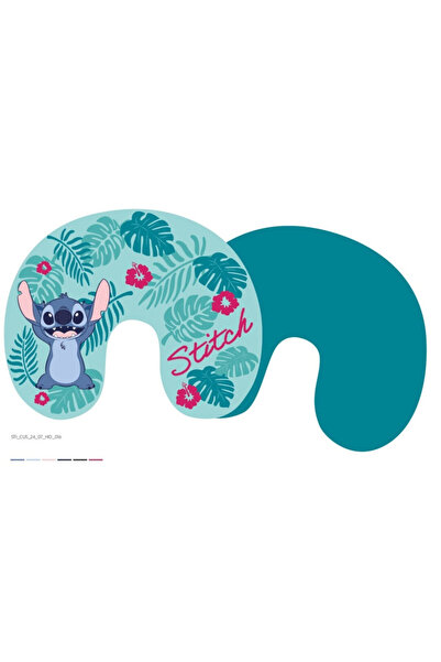 Lilo and Stitch Pernă de călătorie Disney Lilo și Stitch Hibiscus, pernă de gât