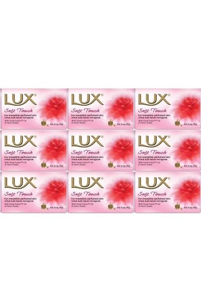 LUX Soap 80Gr Soft Touch (Soft Touch) (Set of 9)