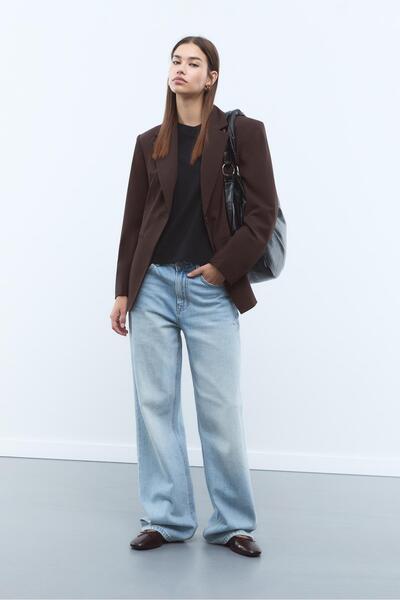 Stradivarius Tailored buttoned blazer