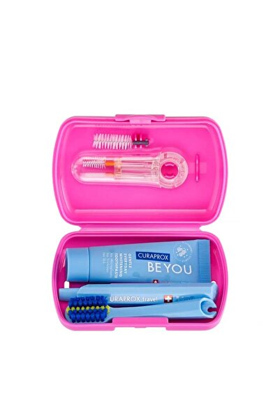 Curaprox Travel Ortho Set - Pembe
