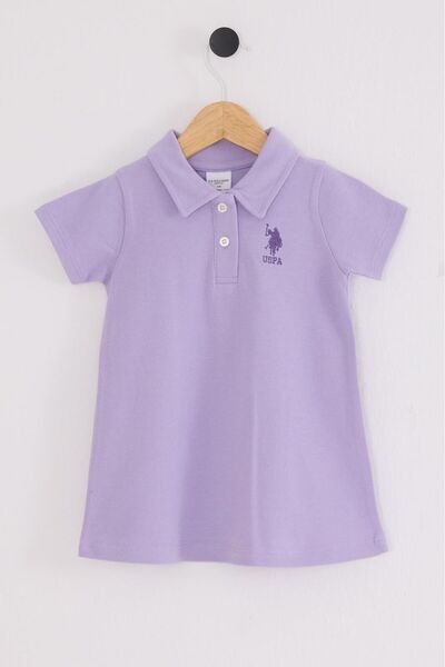 U.S. Polo Assn. U.S Polo Assn Kız Bebek Lila Elbise