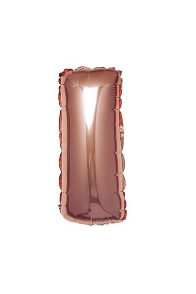 SDEPOT Balon folie metalizata SDEPOT, litera I, rose gold, 40 cm