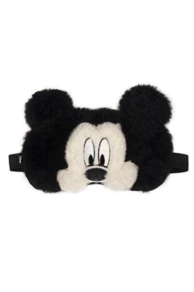 OEM Fluffy Sleeping Mask, Mickey Mouse Design, Universal Size, Black