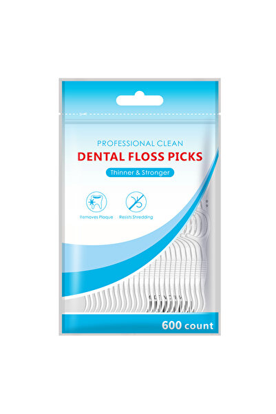 choice2 600 قطعة من خيوط تنظيف الأسنان عالية المرونة، خيط تنظيف الأسنان الكلا...