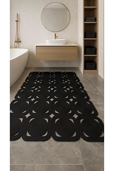 MaVaux Solena Jüt Hasır Dikdörtgen Şık Kilim Halı Paspas Yolluk Evinizi Şımartın Tarzınızı Yansıtın