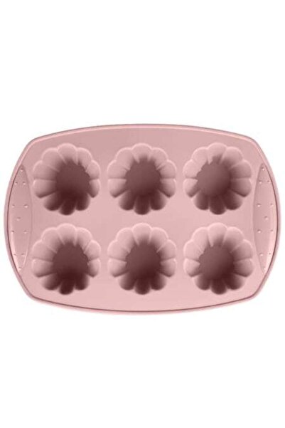 awwaline Forma copt briose 6 bucati, awwaline, silicon, roz