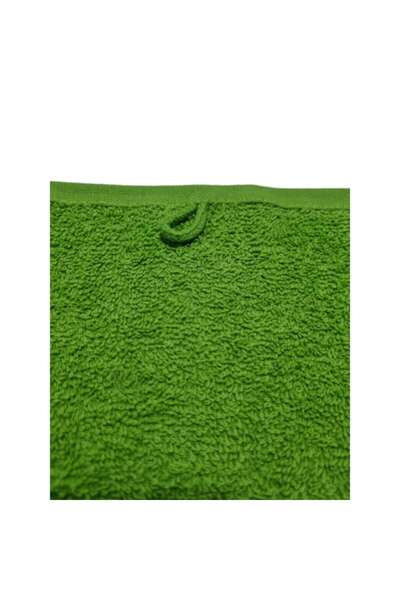 OEM Set 6 green hand towels, 30x50 cm, 100% cotton, 400 GSM