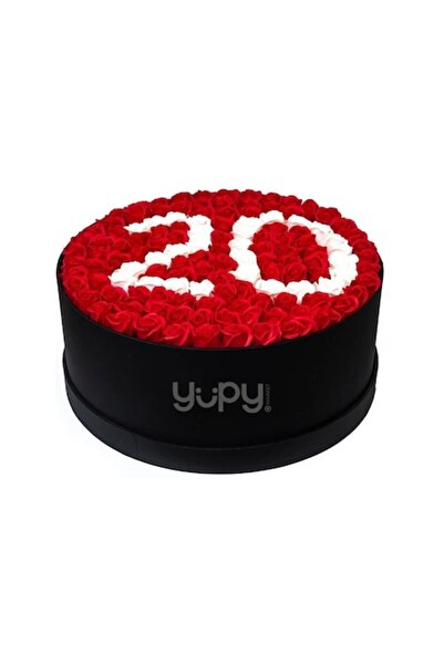 YUPY Aranjament floral, vârstă 20 de ani, în cutie gigantică, 50 cm, Yupy®