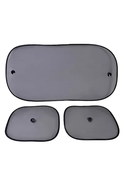 OEM Car Sunshade for Side Windows and Rear Windshield - Set of 3