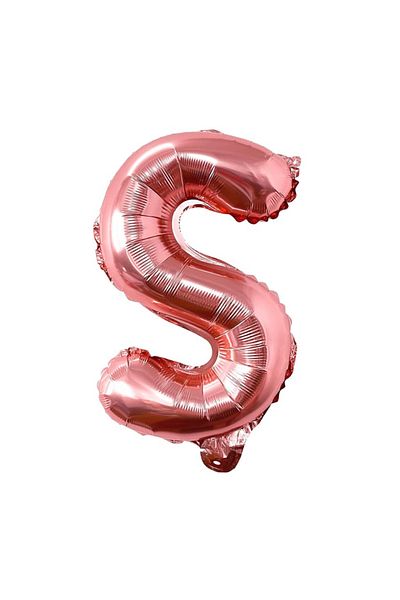 SDEPOT Balon folie metalizata SDEPOT, litera S, rose gold, 40 cm