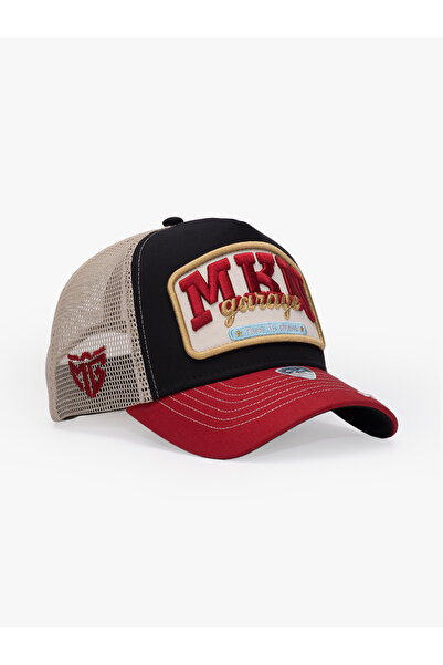 RustandRich Women Men Black Trucker Hat Professional Collection Mkn Garage