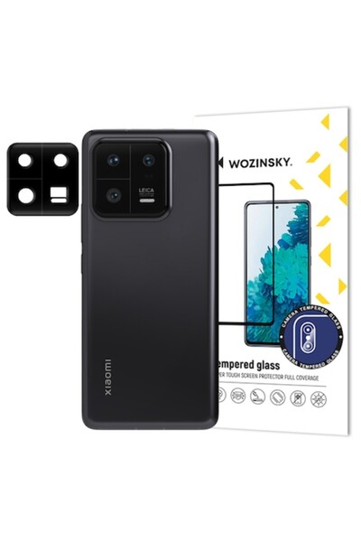 dalip Sticlă de protecție pentru cameră compatibilă cu Xiaomi 13 Pro, 9H, neagră