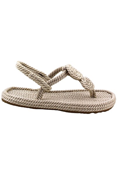 MUMKA Rope Sandals Nomads Circle - Ivory White