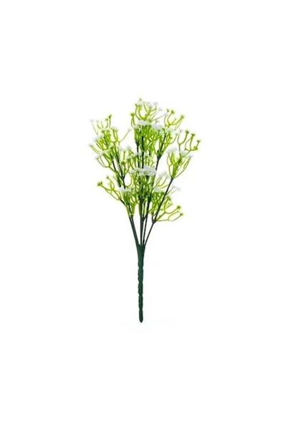 wei Floare artificială decorativă albă, 30 cm