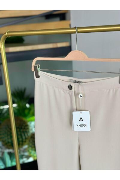 Armine Trend Spanish Leg Trousers 25Kt204 Beige