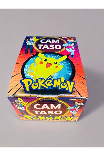 taso8090 (45 ADET) P0KEMON YENİ SERİ CAM TASO