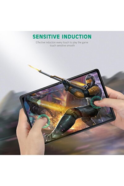 Dali Protector de ecran compatibil cu Samsung Galaxy Tab S9 FE, Full Glue, Pro Plus, sticlă securizată, transparentă