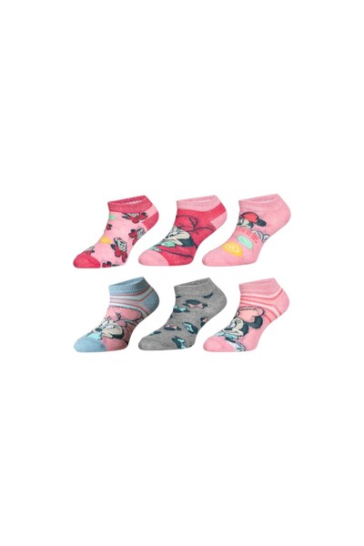 Minnie Mouse Set of 6 pairs of socks, multicolor, Minnie Mouse