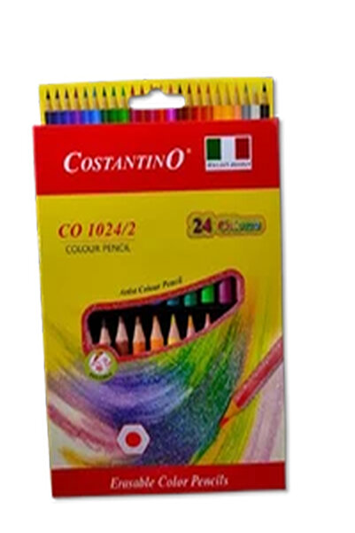 Constantinople أقلام تلوين قابلة للمسح من كوستانتينو، 12 قطعة