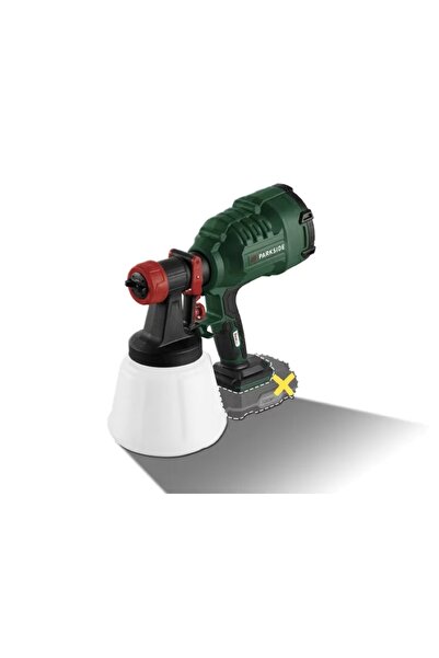 PARKSIDE Paint spray gun PFSA 20-Li B2, without battery and charger, 1200 ml tank