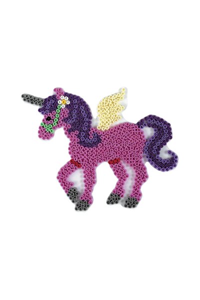 Hama Tabla de împletire cu mărgele Midi - Unicorn White