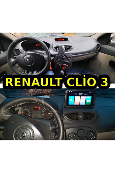 CarSmarT RENAULT CLİO 3 2005/2011 9 İNÇ 6-64 PRO MODEL QLED EKRAN