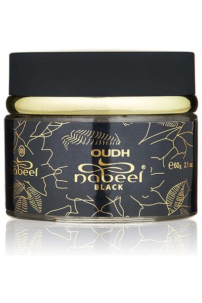 Nabeel Perfumes Oudh Black Incense Solid Perfume For Unisex, 60 gm