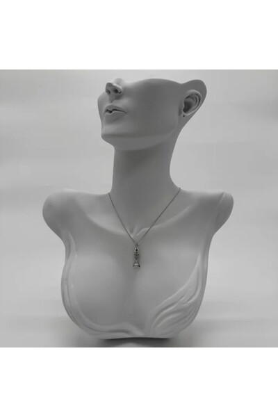 TAKIŞINA Steel Silver Fish Necklace - Silver