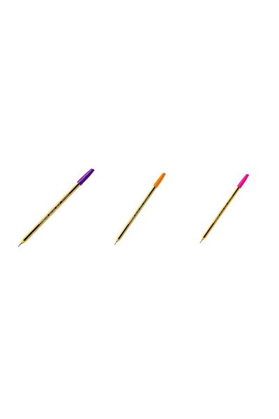 dalip Set 3 pixuri cu bila, varf alama, Multicolor