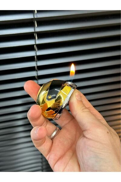 HEPBİMODA Motosiklet Kaskı Çakmak Hediyelik Çakmak Motor Çakmak