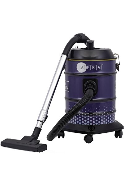 Afra مكنسة كهربائية، AF-2021DRVC، محرك 1800 واط، سعة 21 لترًا، عجلات متحركة 3...