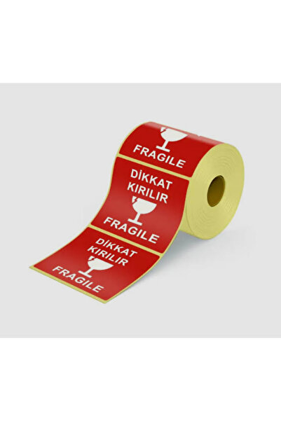Genel Markalar DİKKAT KIRILIR ETİKET 75x75 250’lı