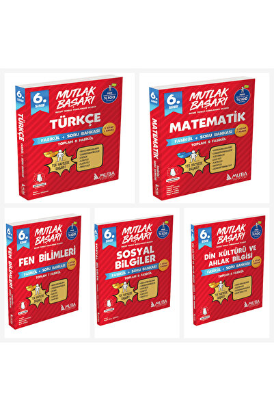 Muba Yayınları Muba 6. Sınıf Fasikül + Soru Bankası Set ( Türkçe & Matematik ...