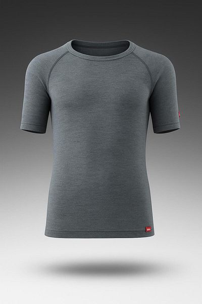 Blackspade Children's Gray Short Sleeve Thermal Undershirt 2Nd Level – Winter Heat Protective Underwear New