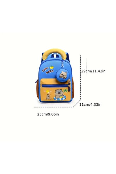 SANRIO CAPYBARA KALIN ANAOKULU CANTASI KAPİBARA ÇOCUK OKUL ÇANTASI