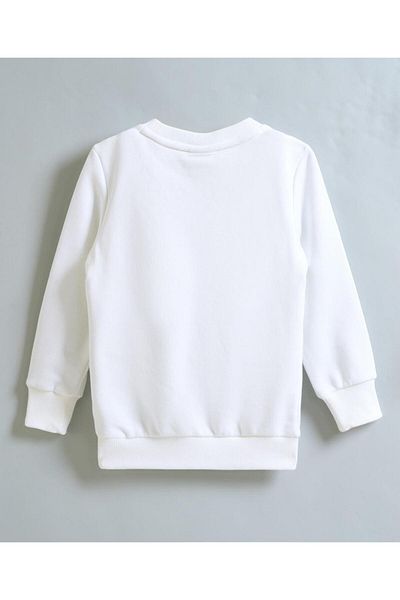 Puma Smiley World Graphic Sweatshirt - White