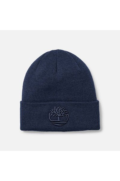 Timberland Ανδρικό καπέλο μπλε ναυτικό 3d Embroidery Beanie Tb0a65hp4511