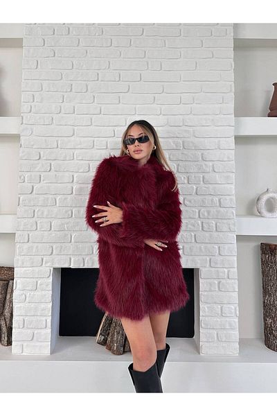 ZF BUTİK Soft Touch Long Inner Lined Premium Fur