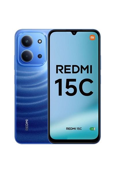 Xiaomi Redmi 15C, 256GB, 4GB RAM, 6.9 HD+, MediaTek Helio G81-Ultra, 6000 mAh, Blue