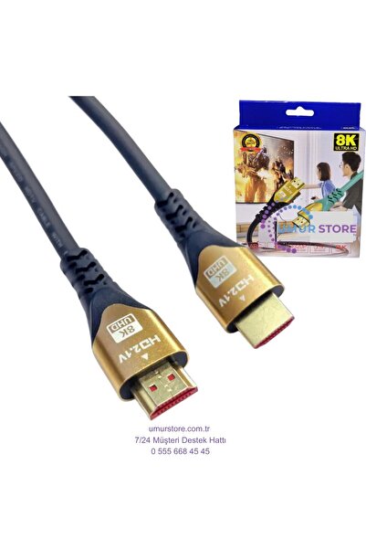 Genel Markalar 8k Ultra Hdtv 2.1V HDMI Görüntü ve Ses Kablosu