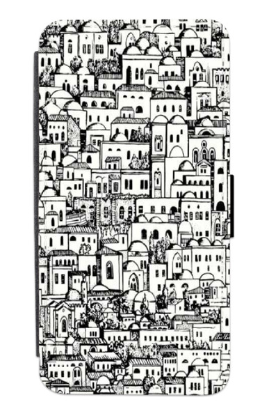 Atlas Husa personalizata tip carte Xiaomi Poco X3 NFC, Black and white art #1...