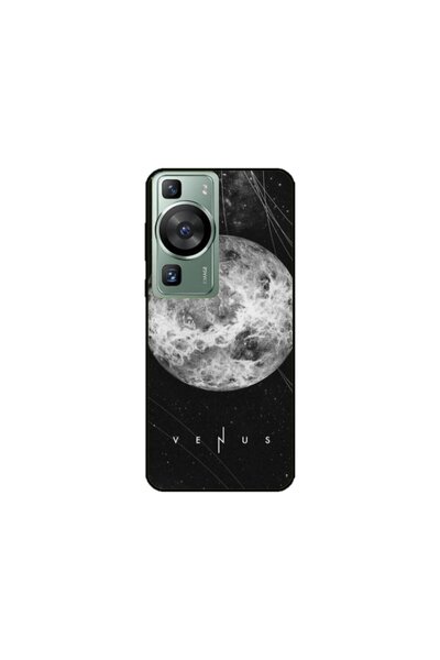 Atlas Husa personalizata si Folie de Silicon Huawei P60 Pro, Moon, multicolor...