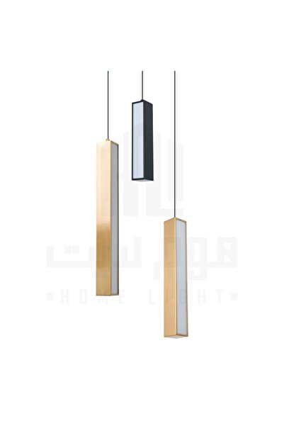 homelight Black and copper triple LED chandelier