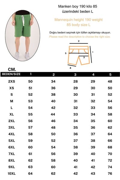 RELAXL 100% Cotton Women's Green Muslin Shorts 2Xs-10Xl Size Option